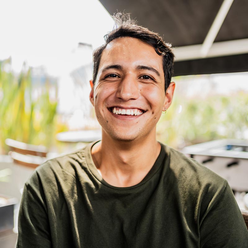 Portrait of a young man